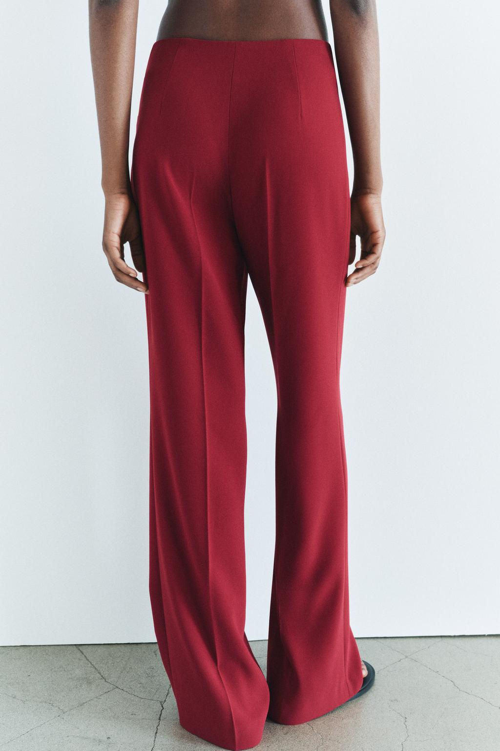 ZW COLLECTION FLARED TROUSERS WITH POCKETS - Zara фото 19