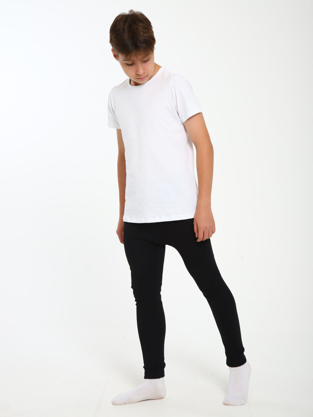 Ладошки / Кальсоны С начесом черные  фото 3