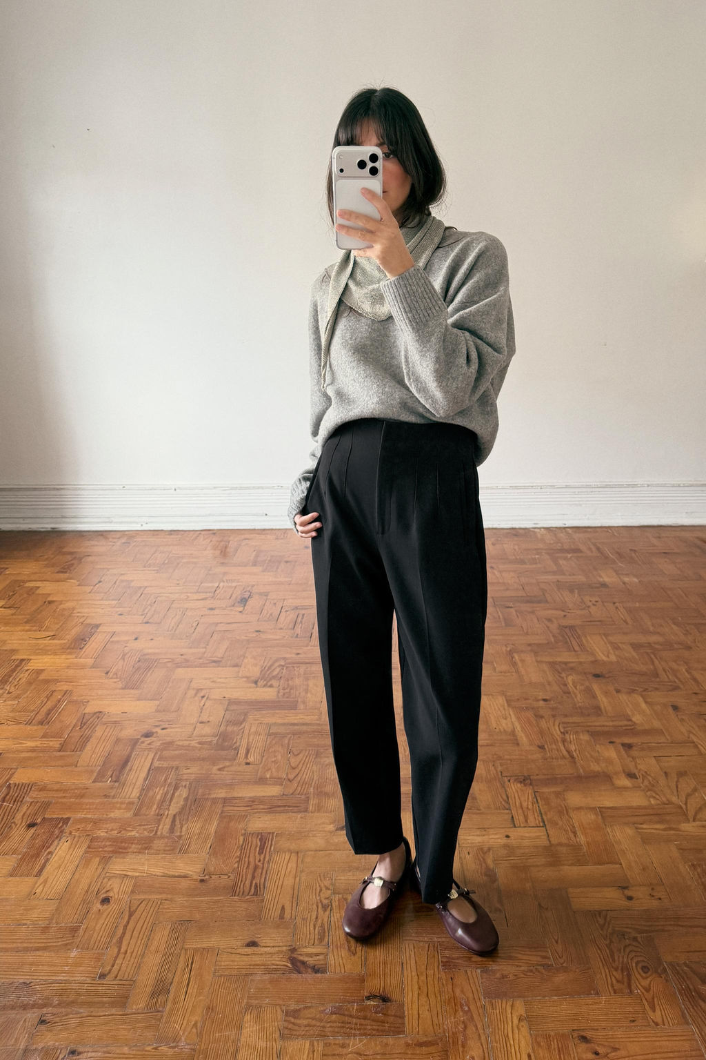 SOFT LEATHER BALLET FLATS - Zara фото 9