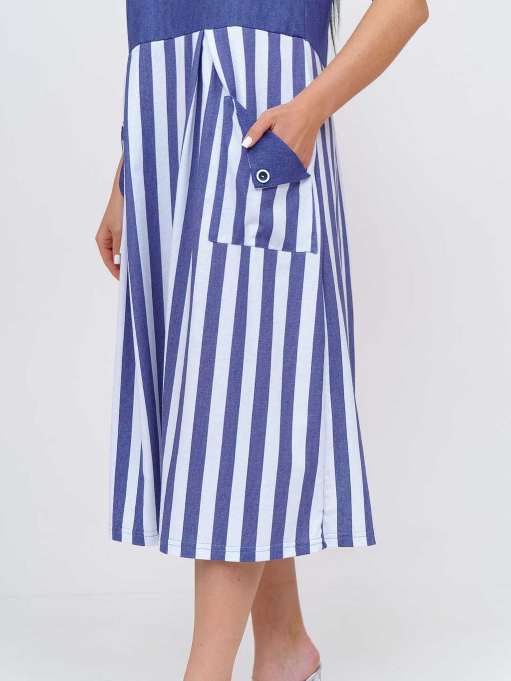 Платье женское, цвет синий