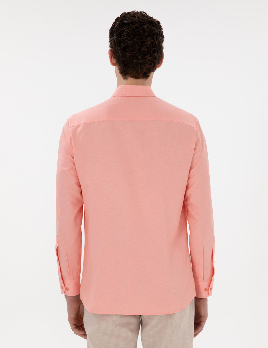 Рубашка Pierre Cardin Regular Fit розовая