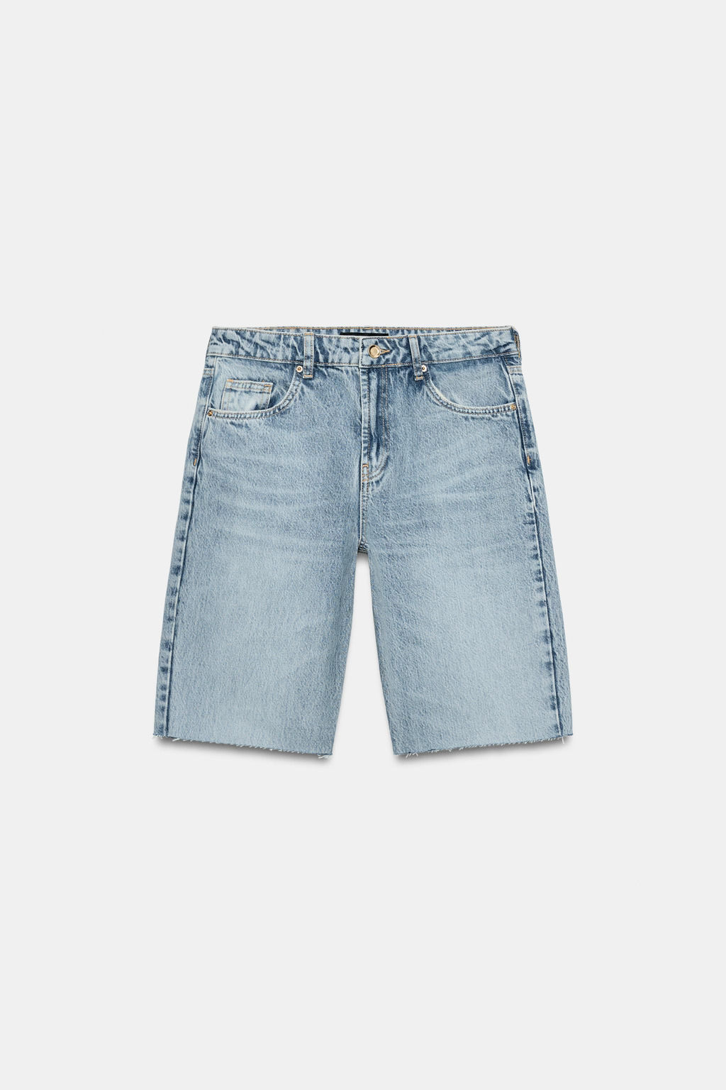 BERMUDA Z1975 DENIM TIRO MEDIO / Azul medio - Zara фото 7