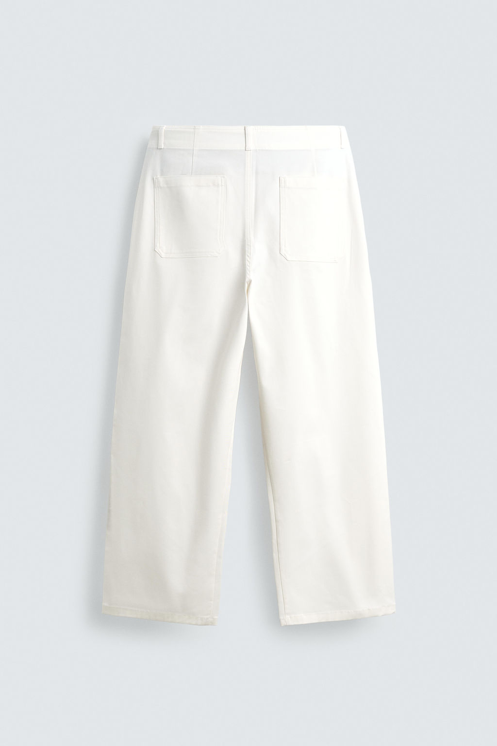 PANTAL?N WIDE FIT PLIEGUES / Crudo - Zara фото 8
