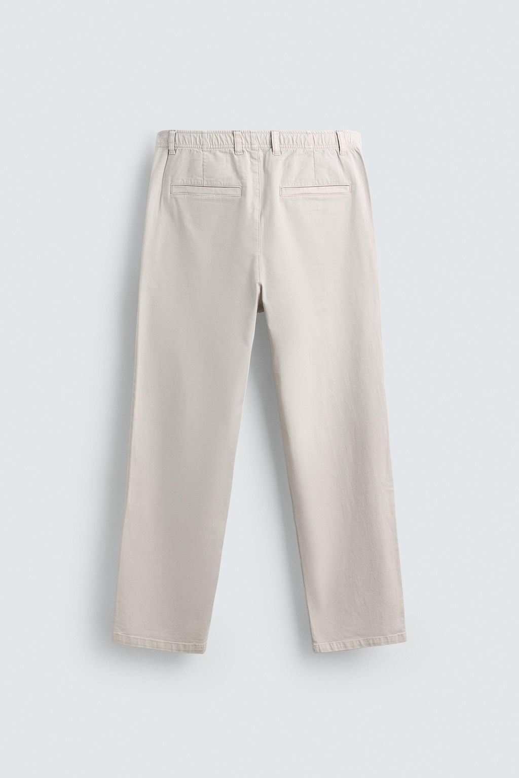 STRAIGHT-LEG TWILL TROUSERS - Zara фото 7