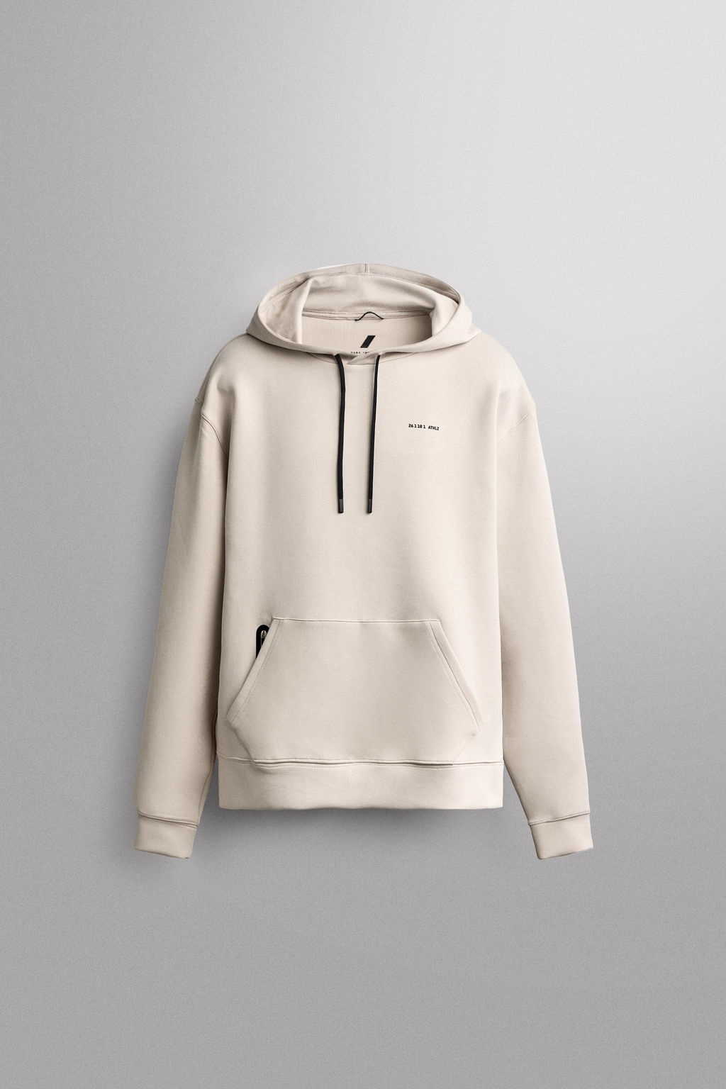 SUDADERA T?CNICA CAPUCHA / crudo-blanco - Zara фото 6