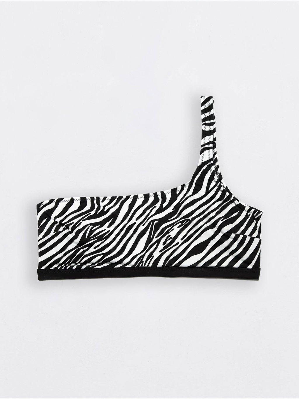 CONTE SAVANNA Лиф-бандо на одно плечо с рисунком зебра zebra - Conte elegant фото 2
