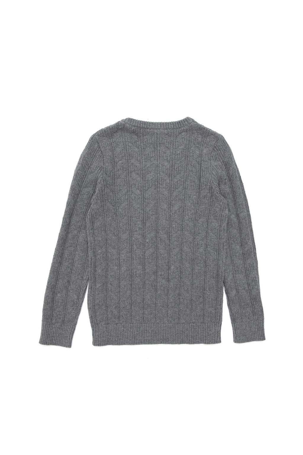 Серый меланжевый базовый свитер для мальчика - U.s. polo assn фото 2