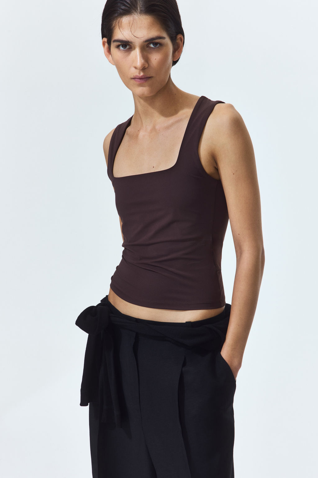 Top con escote cuadrado - H&m фото 8