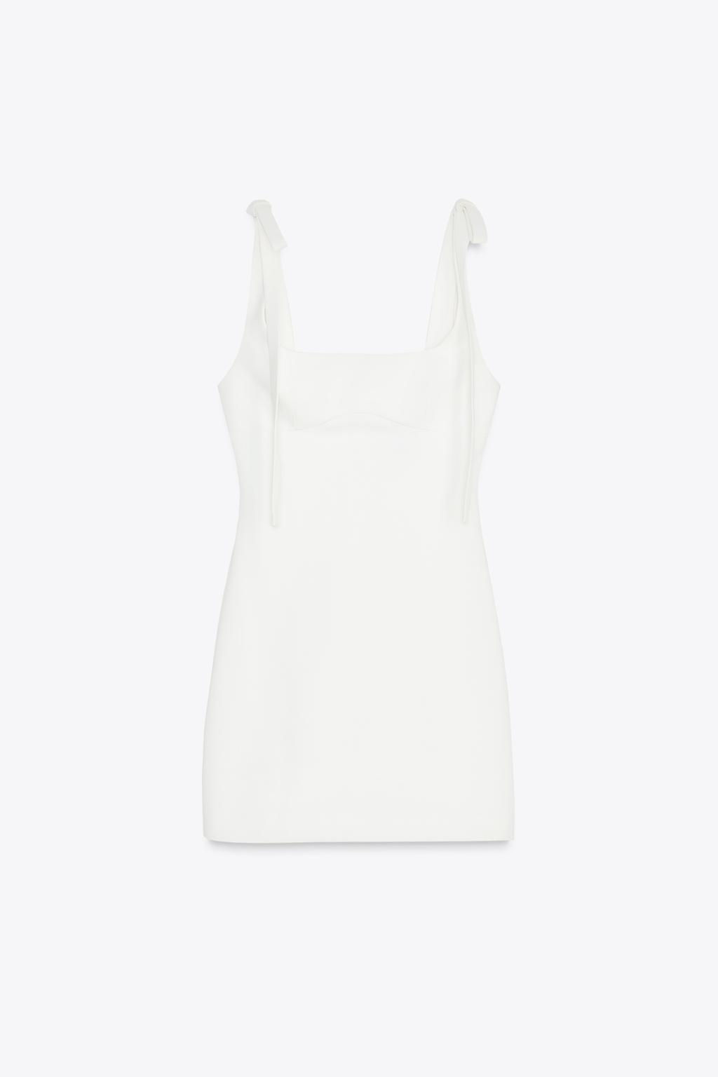 SHORT DRESS WITH BOWS - Zara фото 6