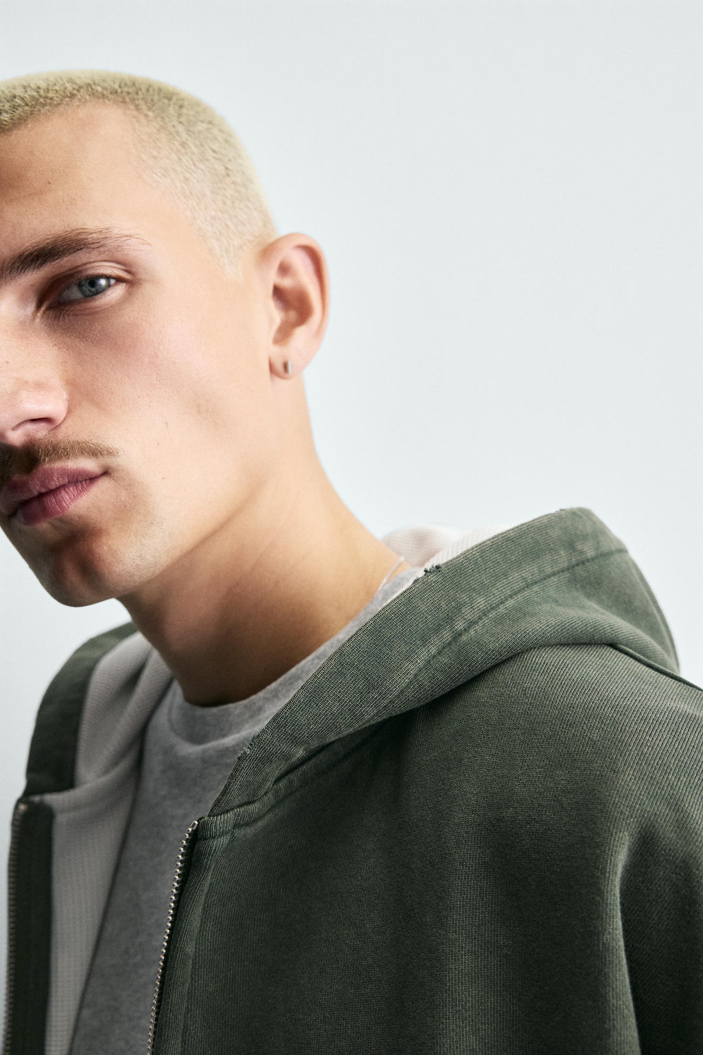 COMBINED CHECK HOODIE - Zara фото 4