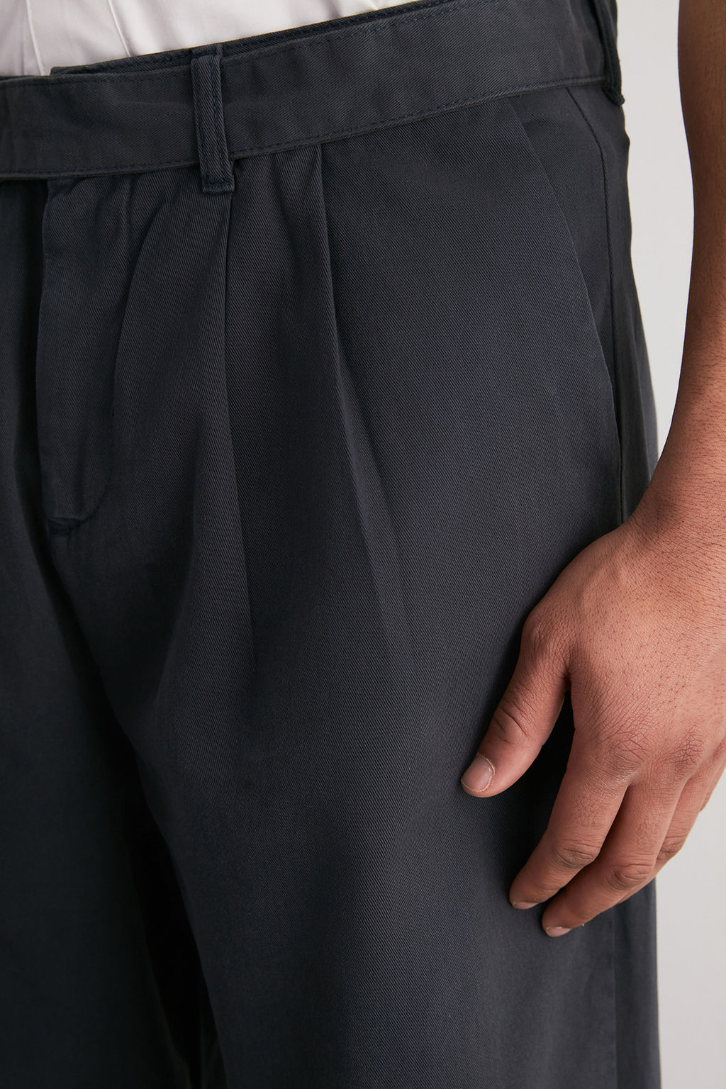 Antasit Ekstra Wide Leg Beli Kusak Kemer Detayl? Baggy Pantolon TMNSS24PL00009