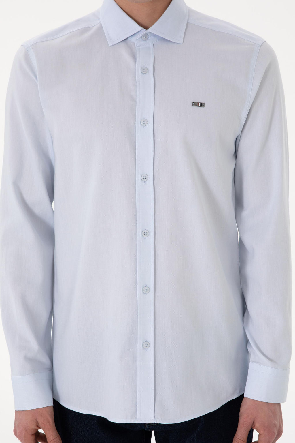 Erkek A__k Mavi Uzun Kollu Basic G_mlek Sepette S_rpriz _ndirim - U.s. polo assn фото 6