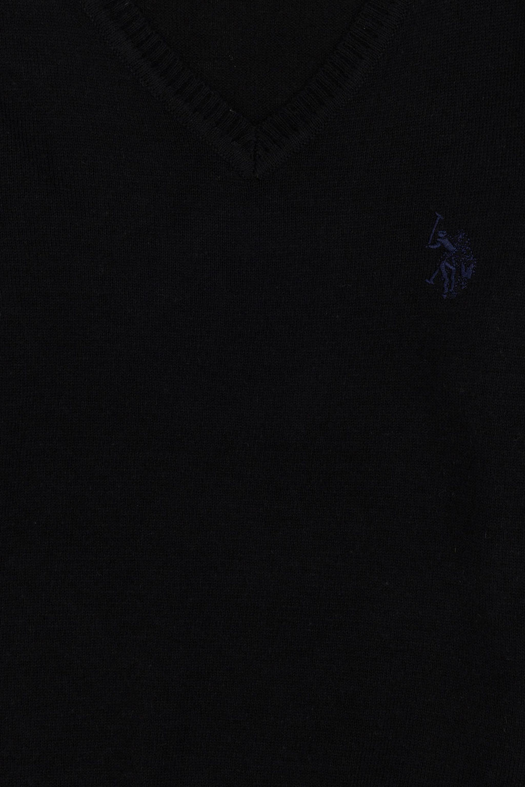 Черный базовый свитер для девочки Неожиданная скидка в корзине - U.s. polo assn фото 3