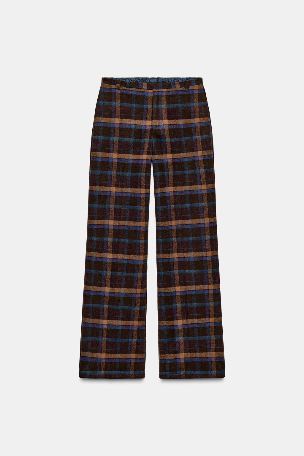 CHECK WOOL TROUSERS - Zara фото 11
