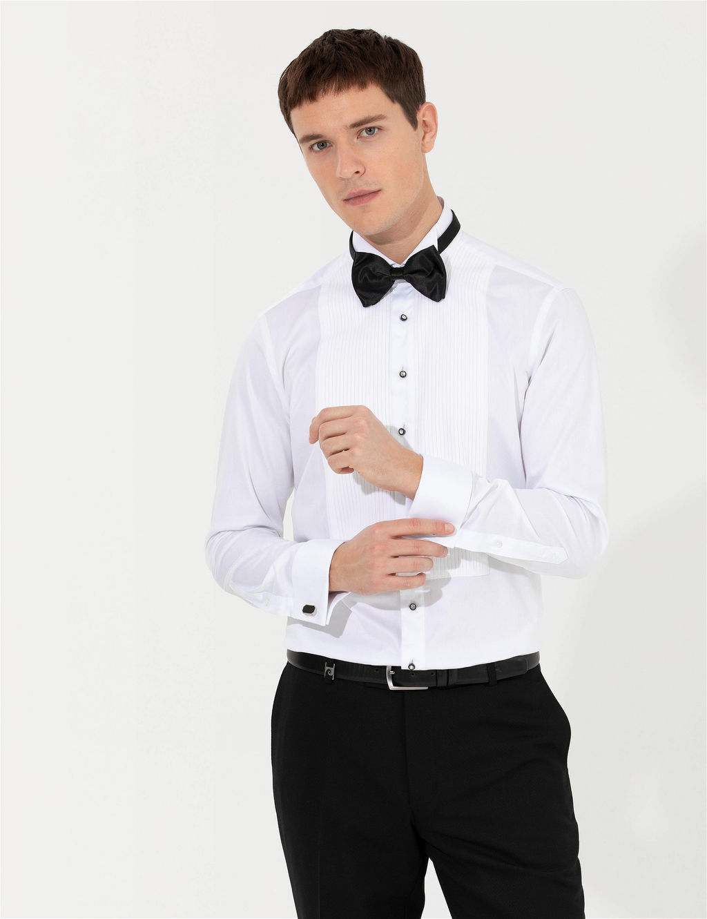 Beyaz Slim Fit Smokin G_mlek