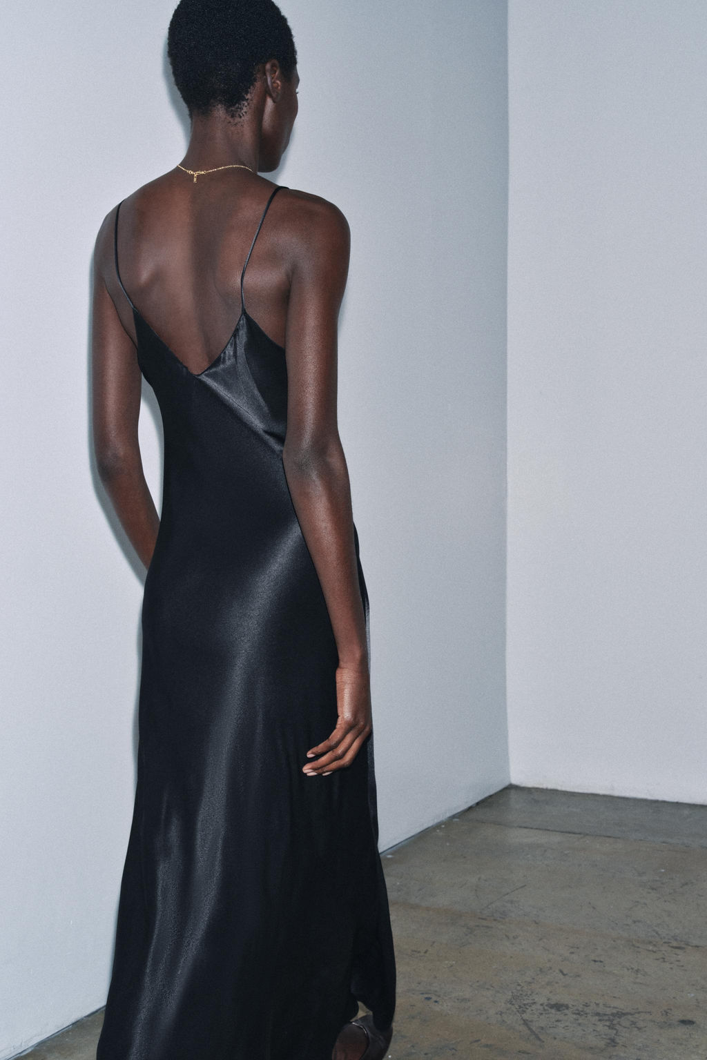 ZW COLLECTION LACE-TRIMMED DRESS - Zara фото 3