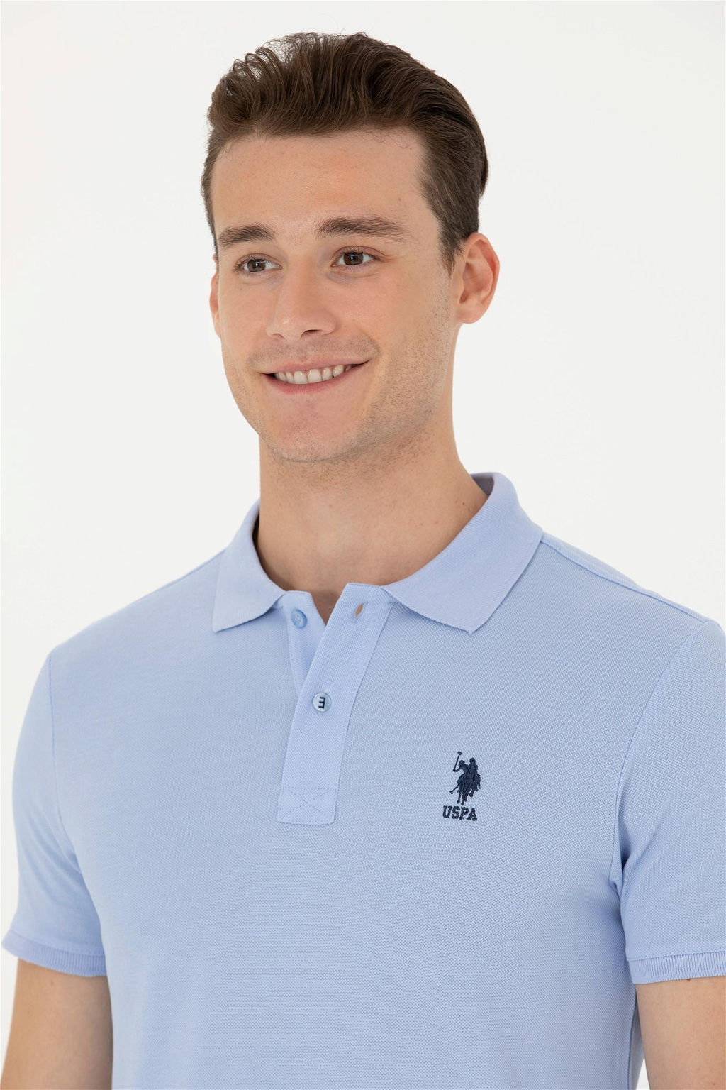 Мужская синяя базовая футболка Неожиданная скидка в корзине - U.s. polo assn фото 2
