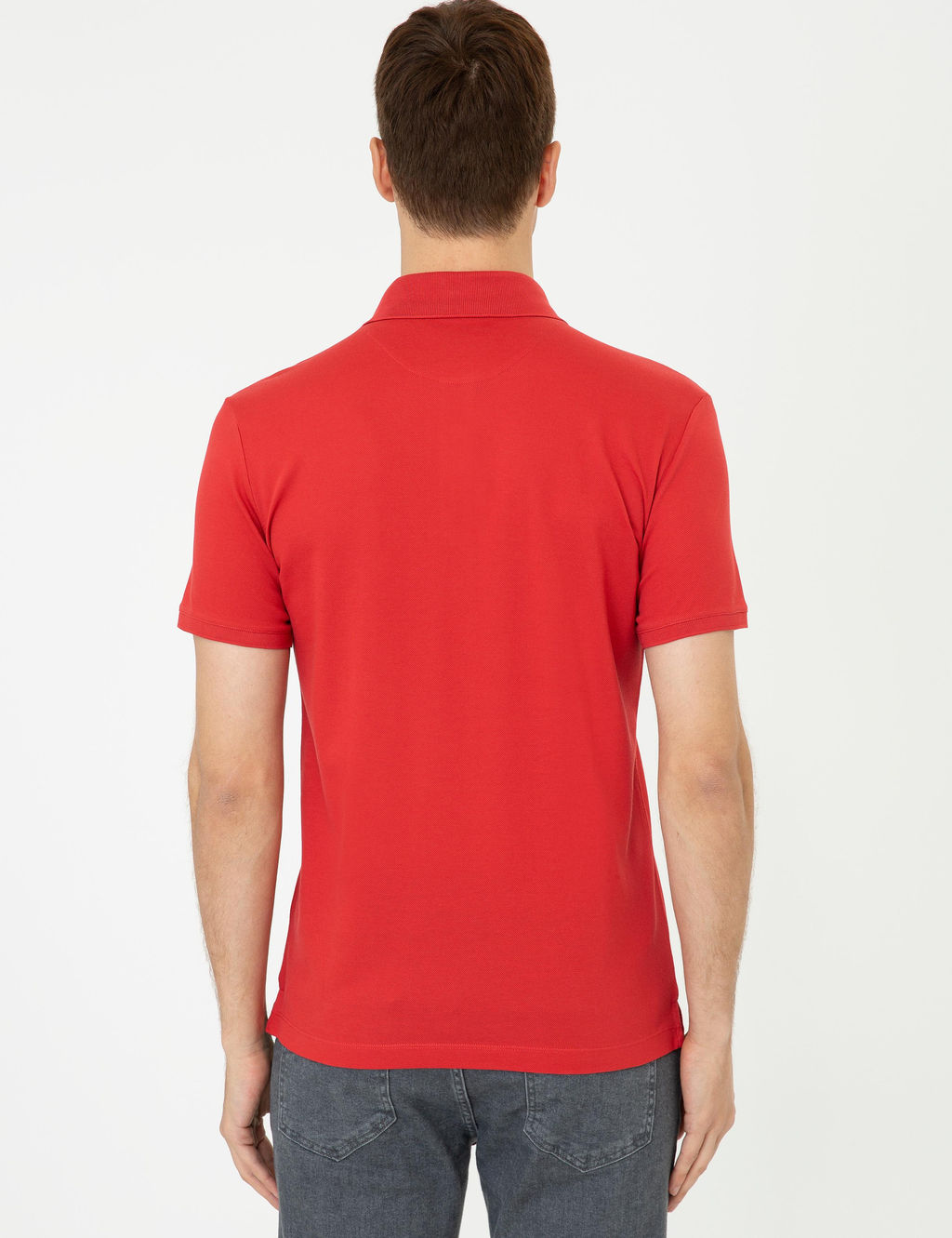 Nar _i_e_i Polo Yaka Slim Fit Basic Merserize T-shirt