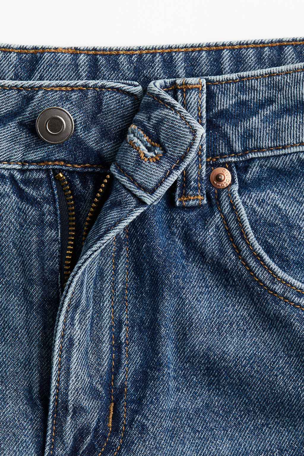 Straight High Ankle Jeans - H&m фото 6