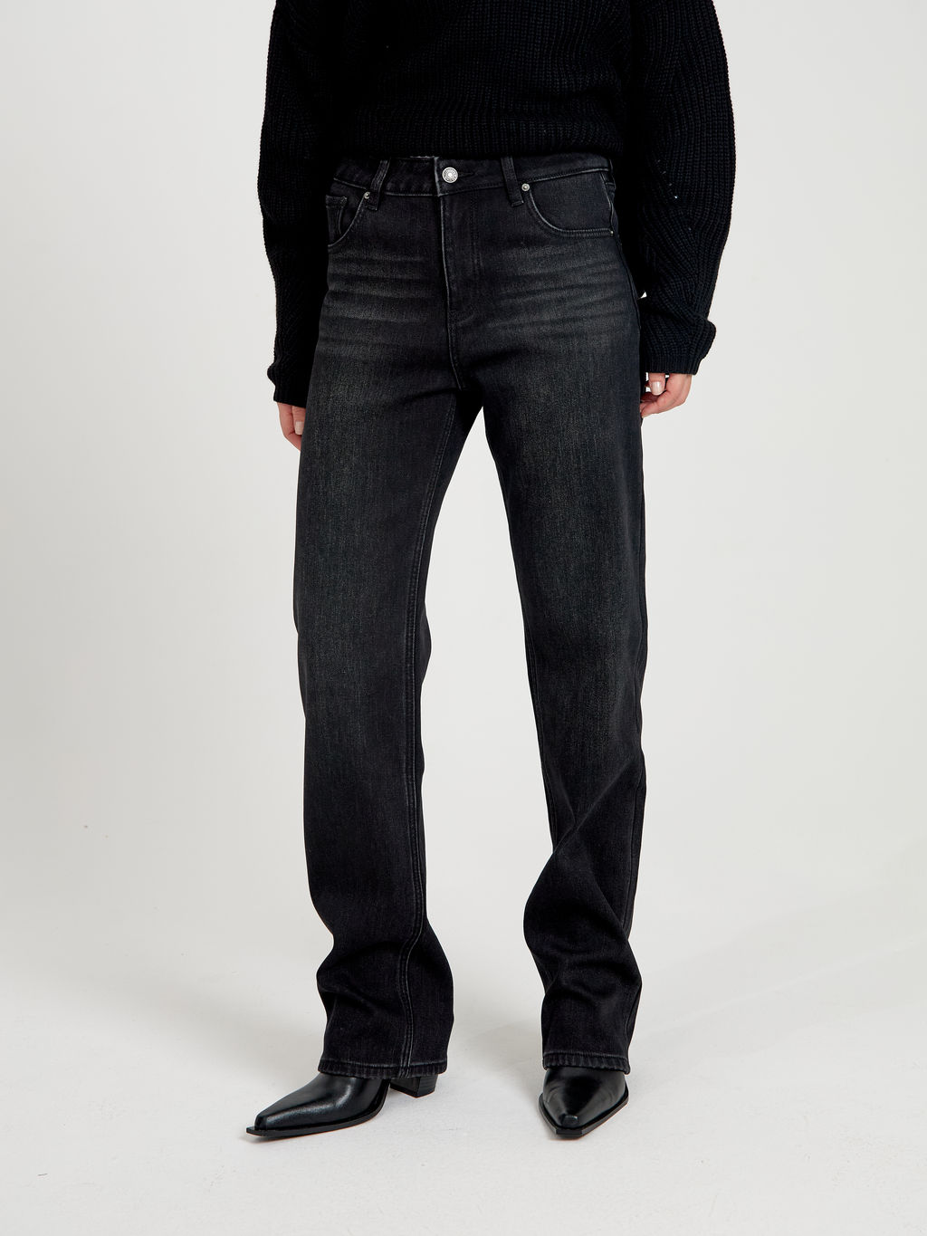 Женские Джинсы Утепленные STRAIGHT