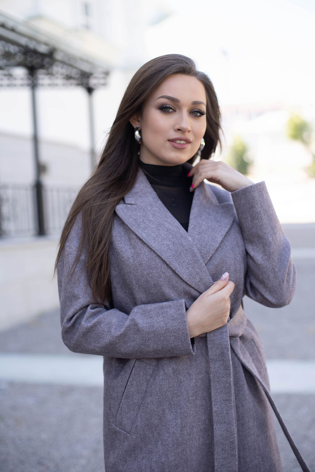 Пальто женское демисезонное 21820 (кремовый) - Kankan фото 18