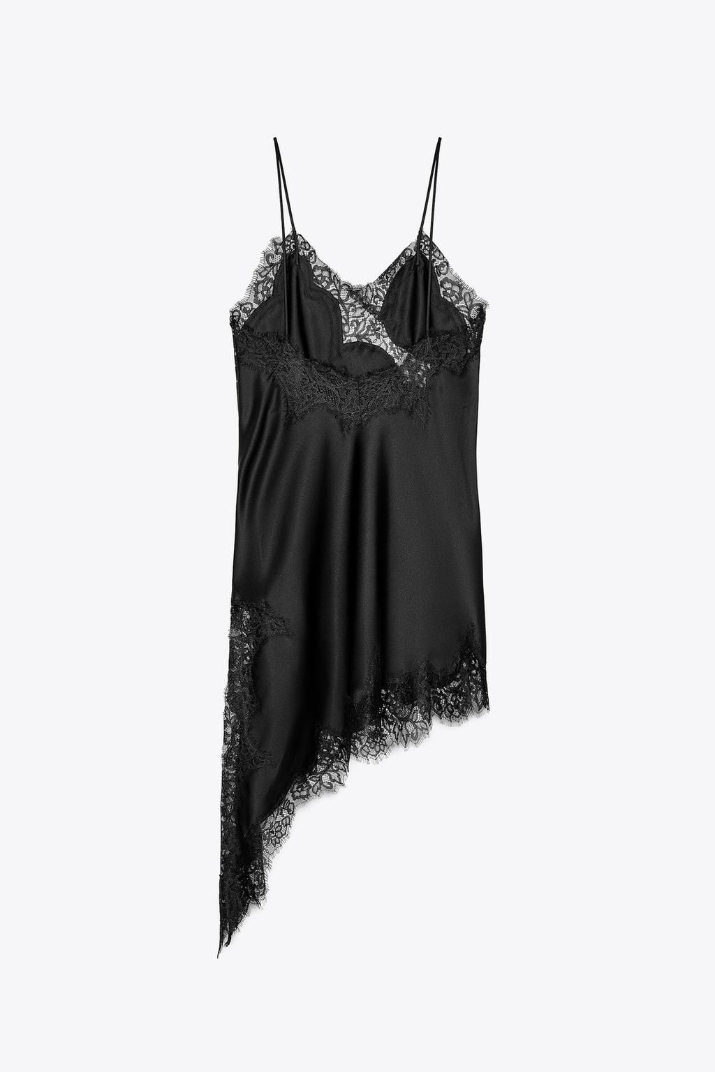 ASYMMETRIC LACE DRESS ZW COLLECTION - Zara фото 7
