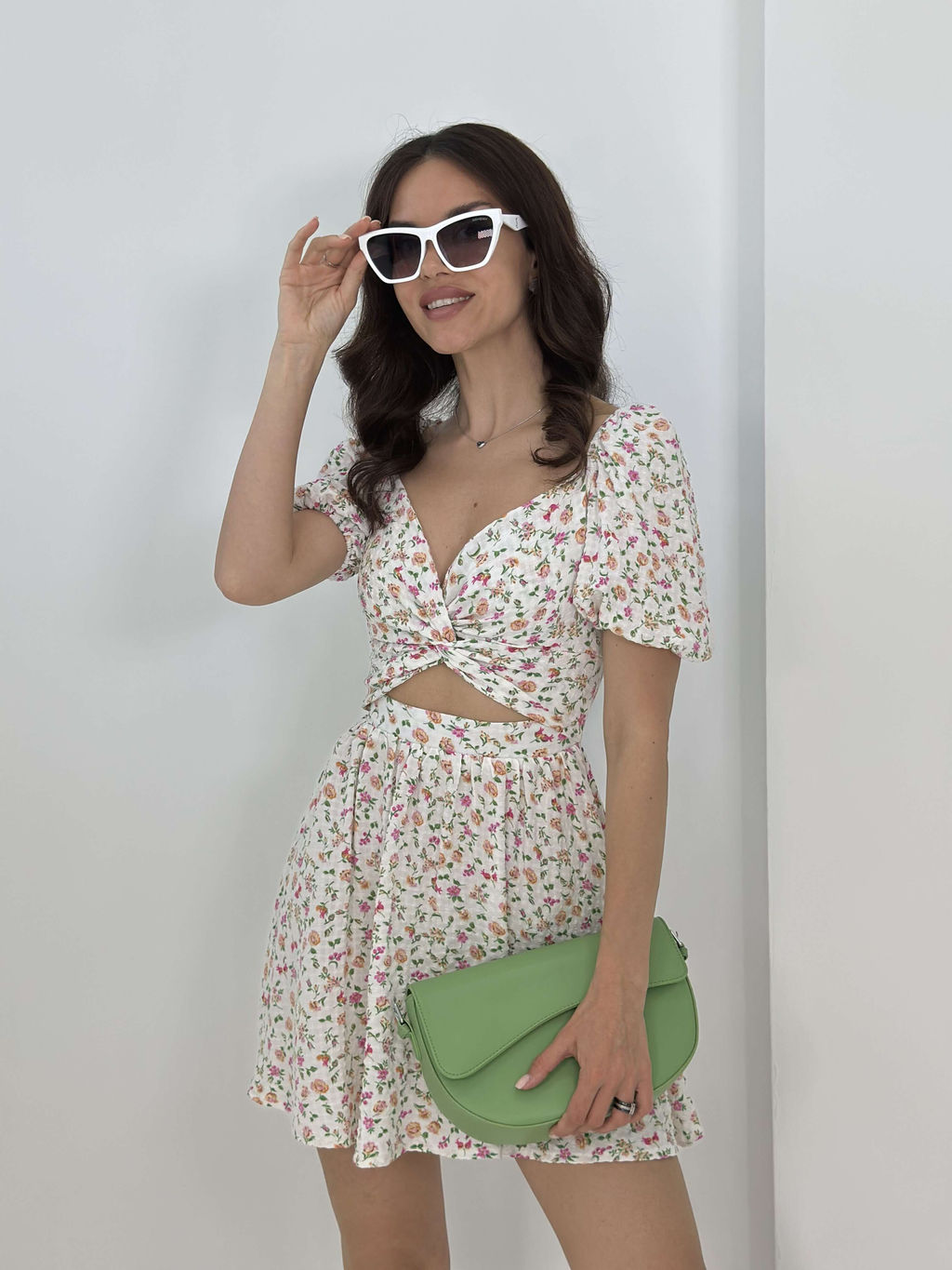 Платье Катрин (белый) - Nadi bordo фото 4