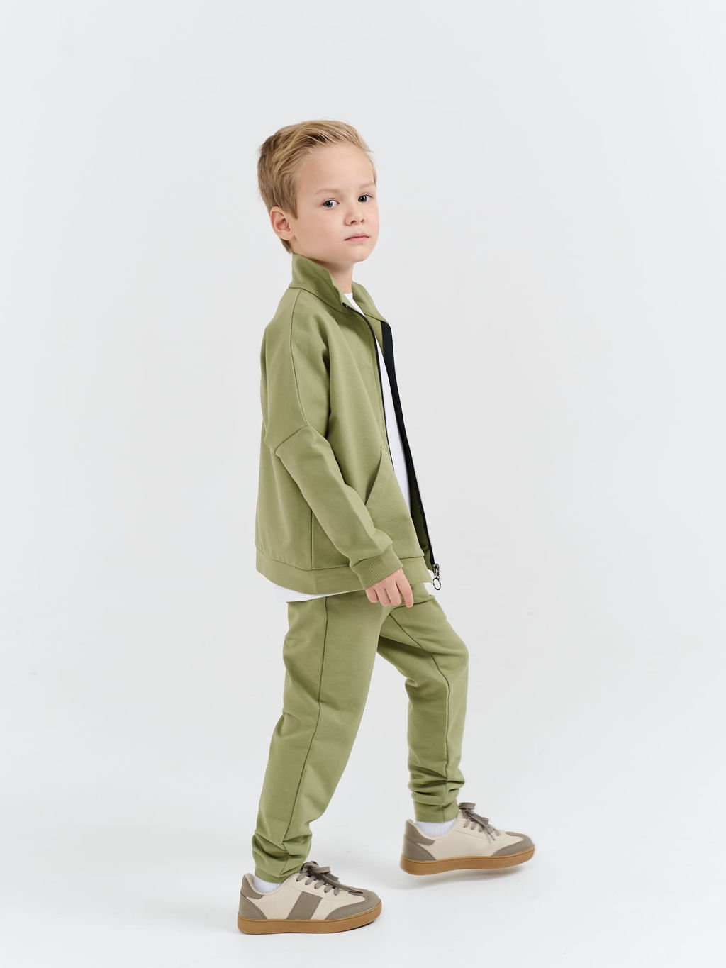 Костюм облегченный с олимпийкой Олива - Bungly фото 6