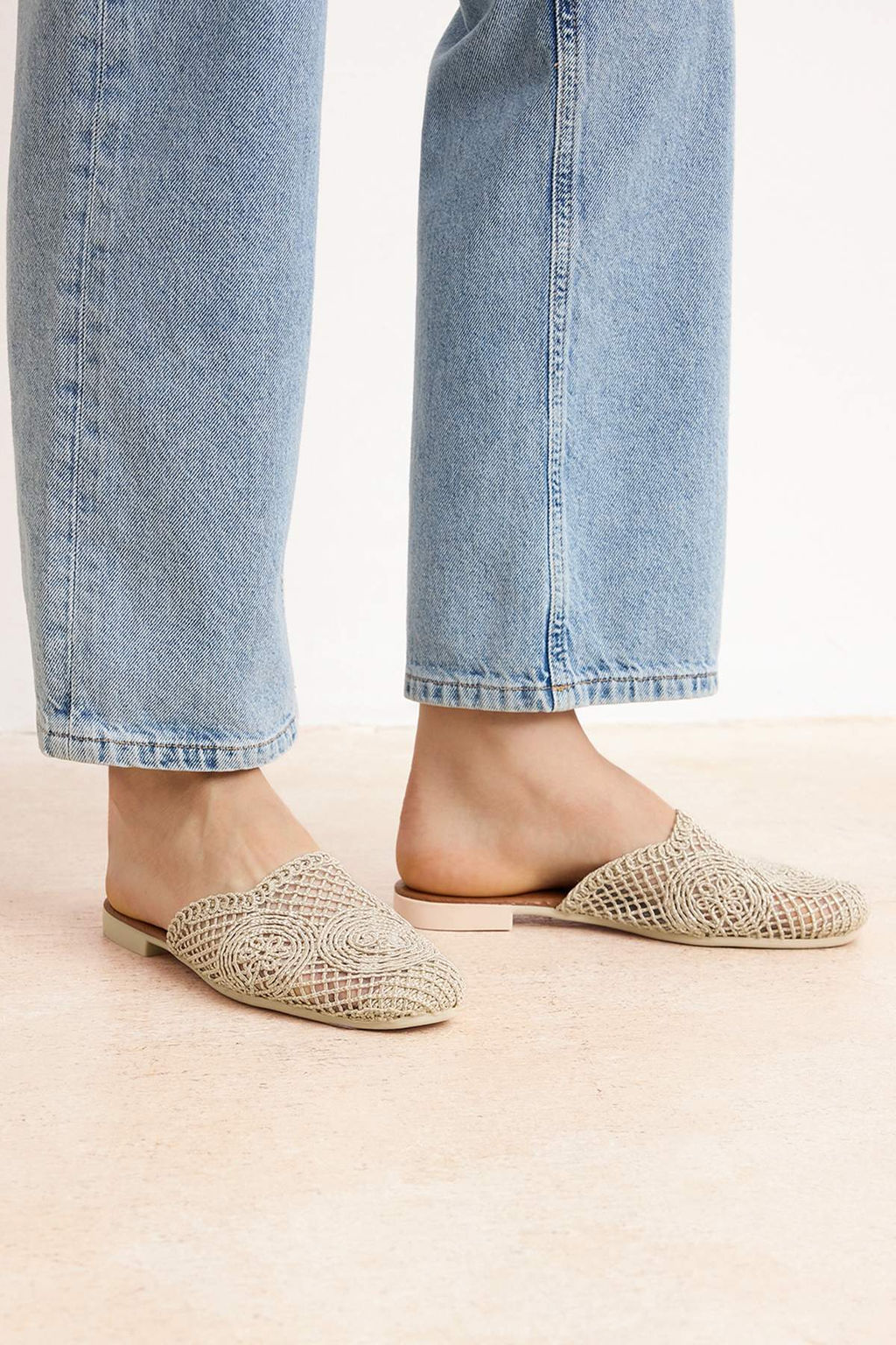 Trendyol Shoes Siyah Orgu Detayl? Kad?n Mule Terlik TAKSS24TE00000 - Trendyolmilla фото 25