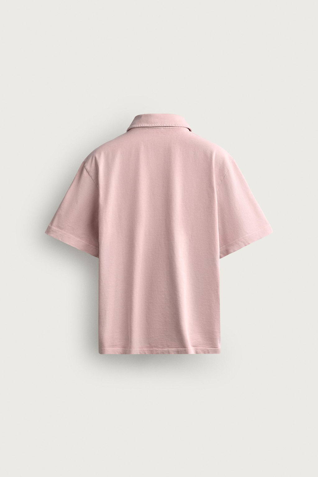 POLO ESTRUCTURA REGULAR FIT / Rosa / Blanco - Zara фото 9