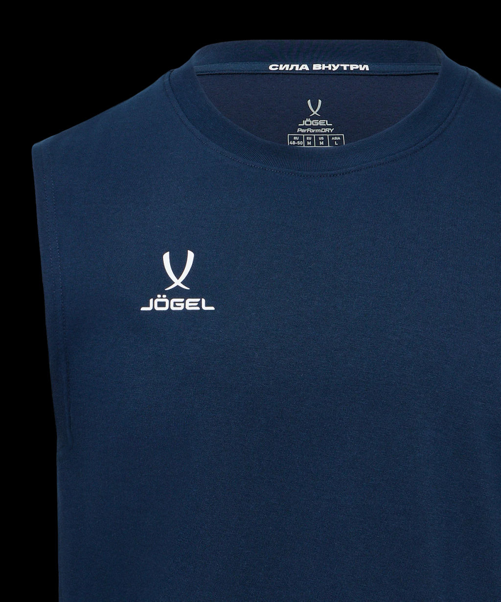 Майка тренировочная JOGEL DIVISION PerFormDRY Training CVC Z4, темно-синий  фото 4