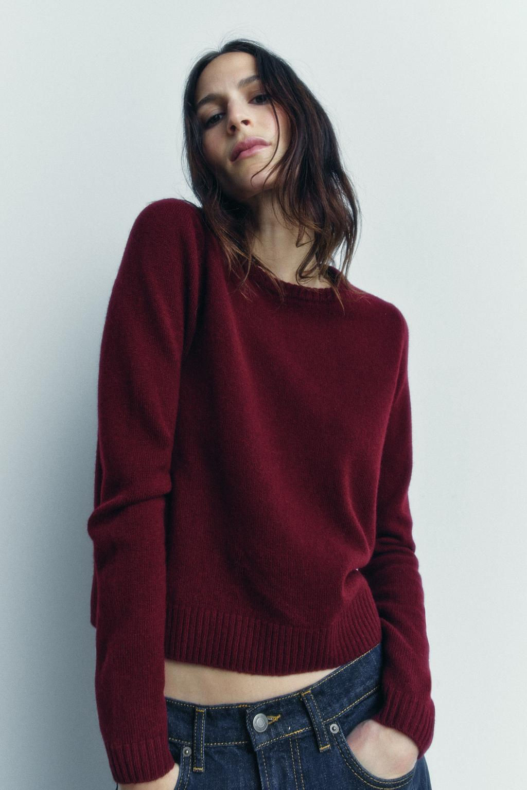 BASIC 100% WOOL SWEATER - Zara фото 7