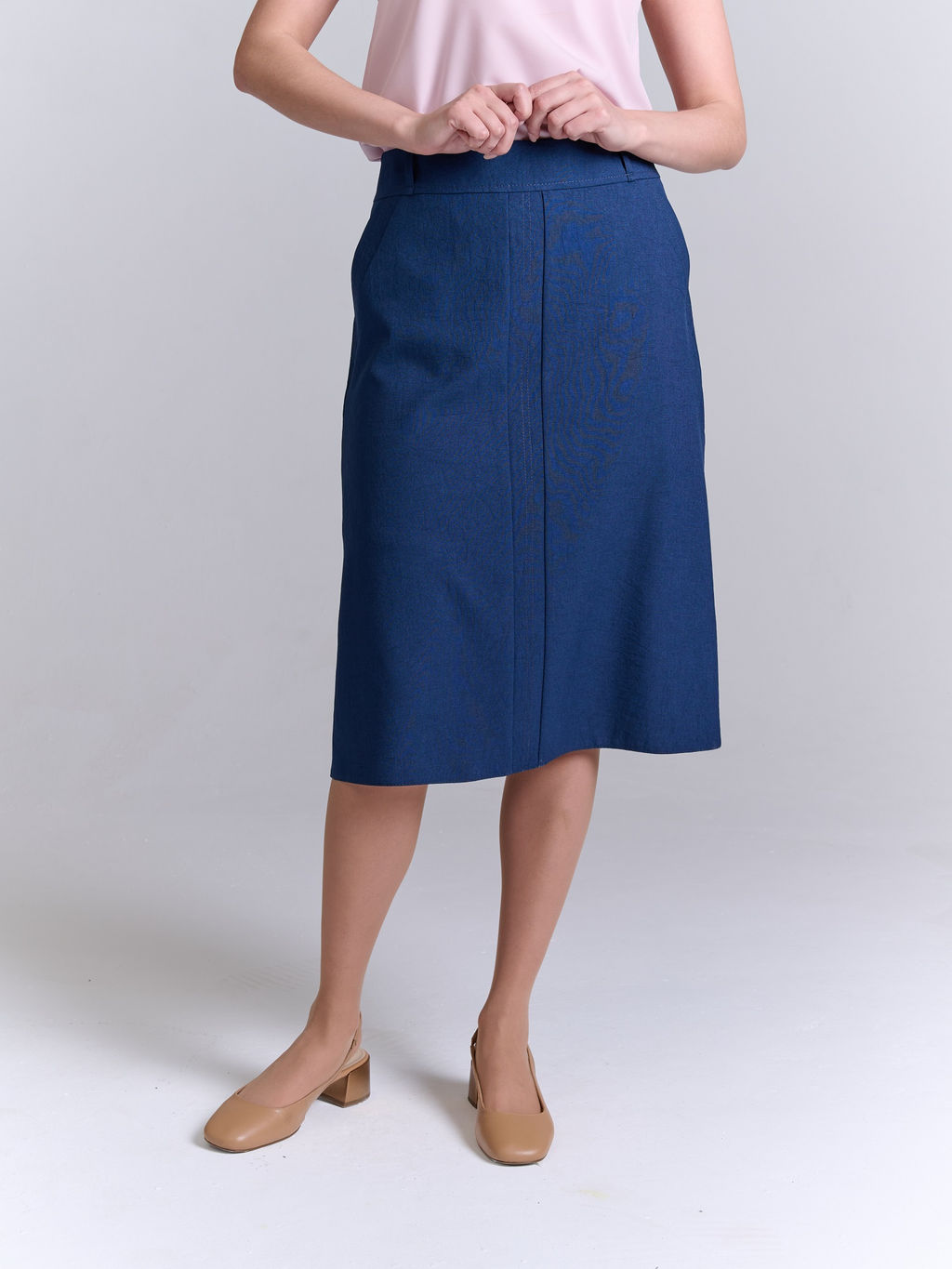 льняная юбка лен с вискозой - Трика фото 3