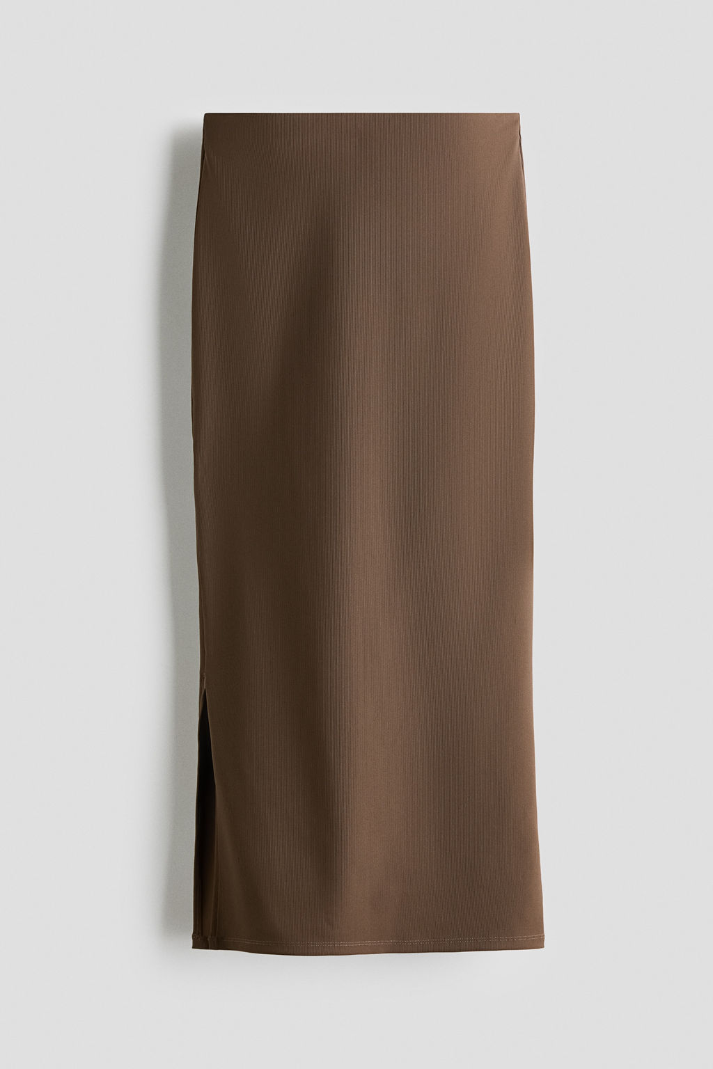 Cooling Slim Fit Ribbed midi skirt - H&m фото 2