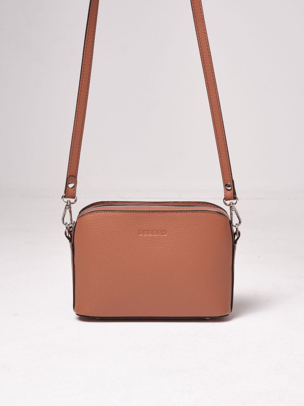 Сумка на плечо кросс-боди Deboro 30848 коричневый камень