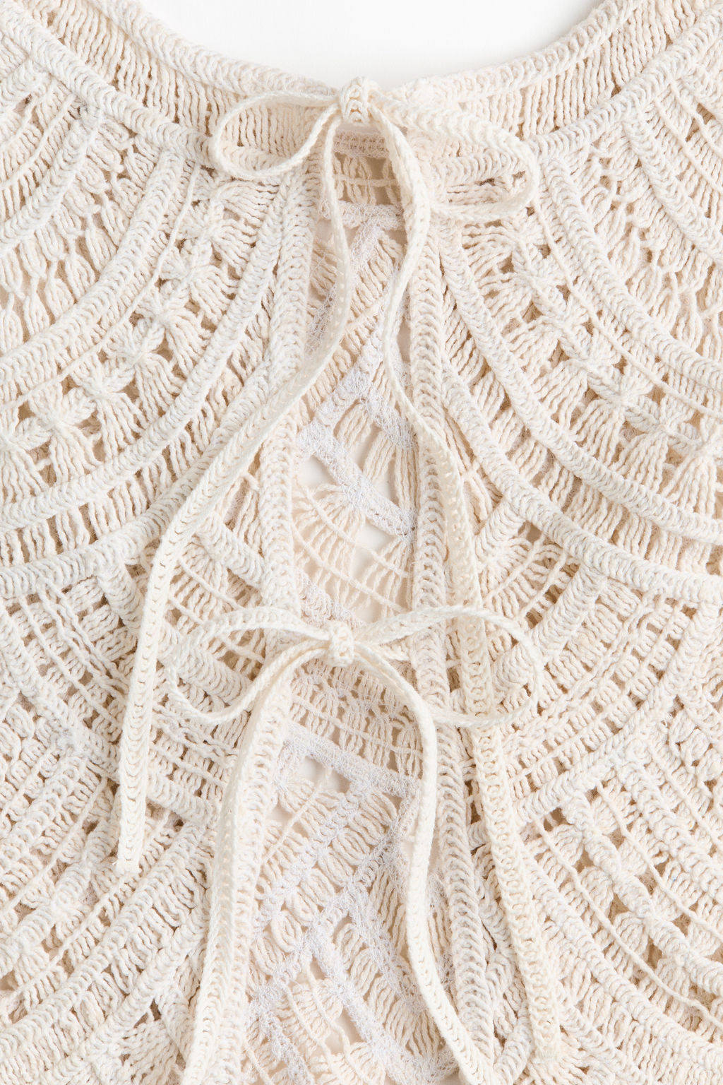 Top playero de algod?n efecto crochet - H&m фото 5