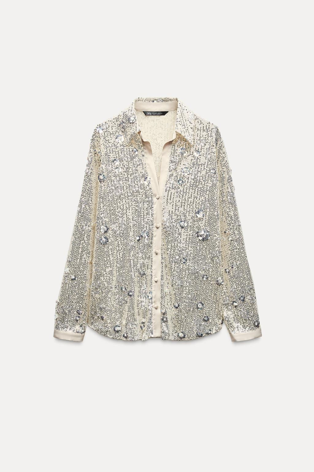 SEQUINNED SHIRT - Zara фото 4