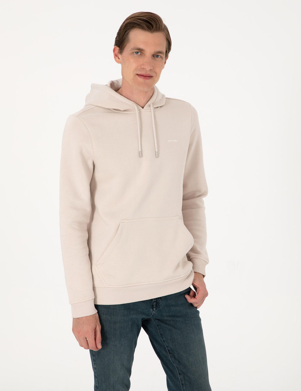 Ta_ 2 _plik Regular Fit __i Polarl_ Kap__onlu Basic Sweatshirt