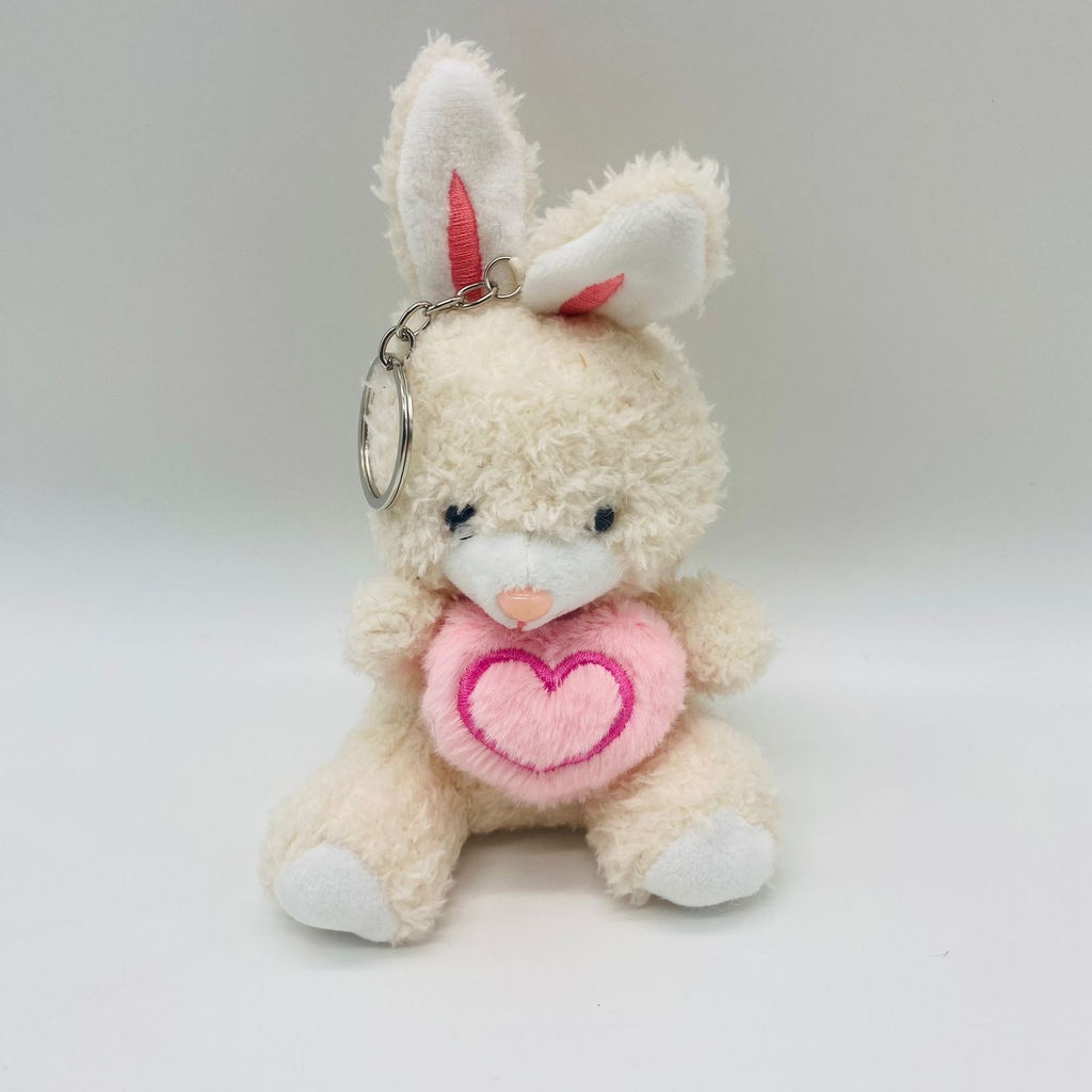 Мягкая игрушка брелок Кролик с сердечком в ассортименте - Storyland фото 7
