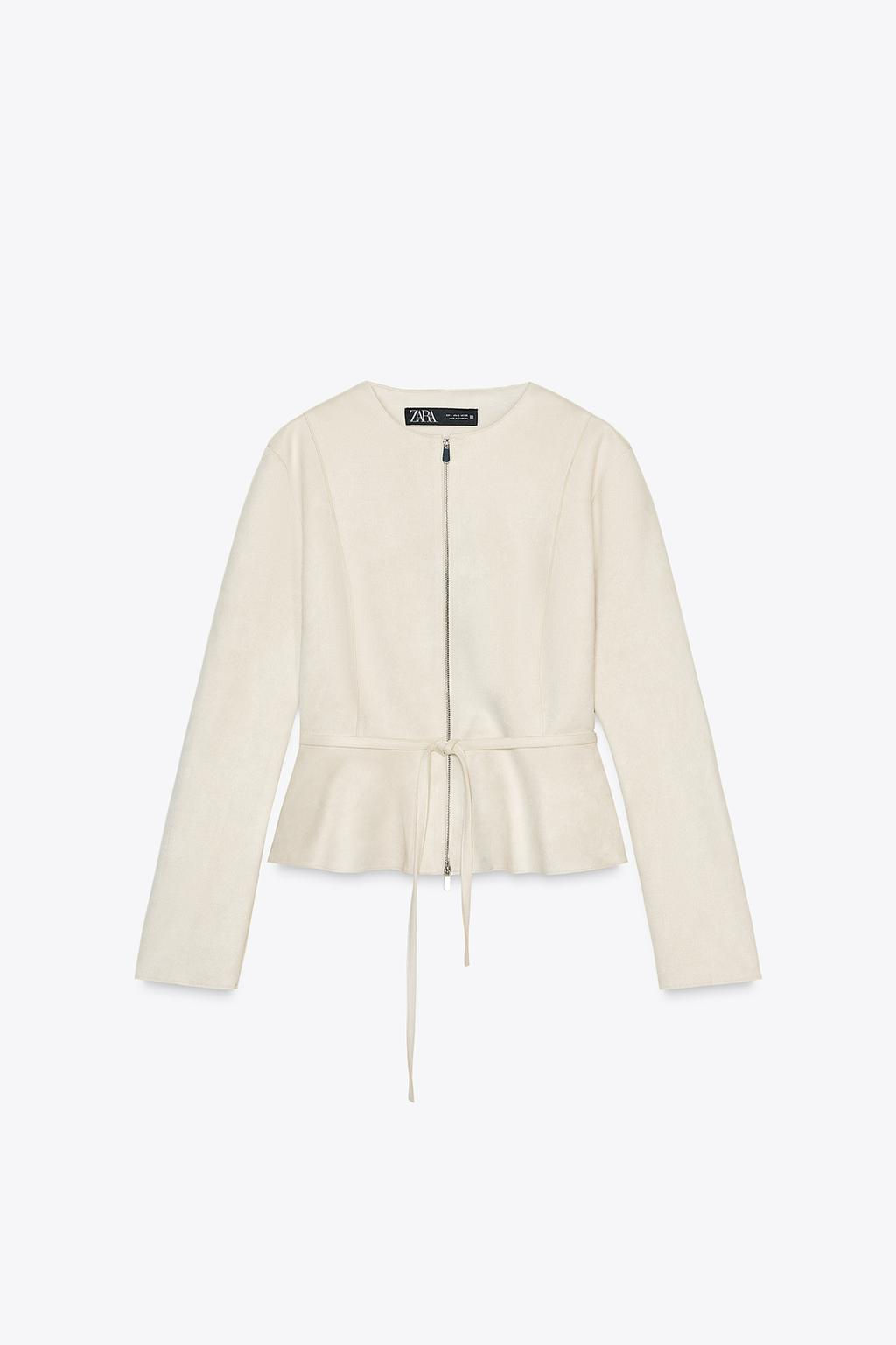 FAUX SUEDE JACKET - Zara фото 3