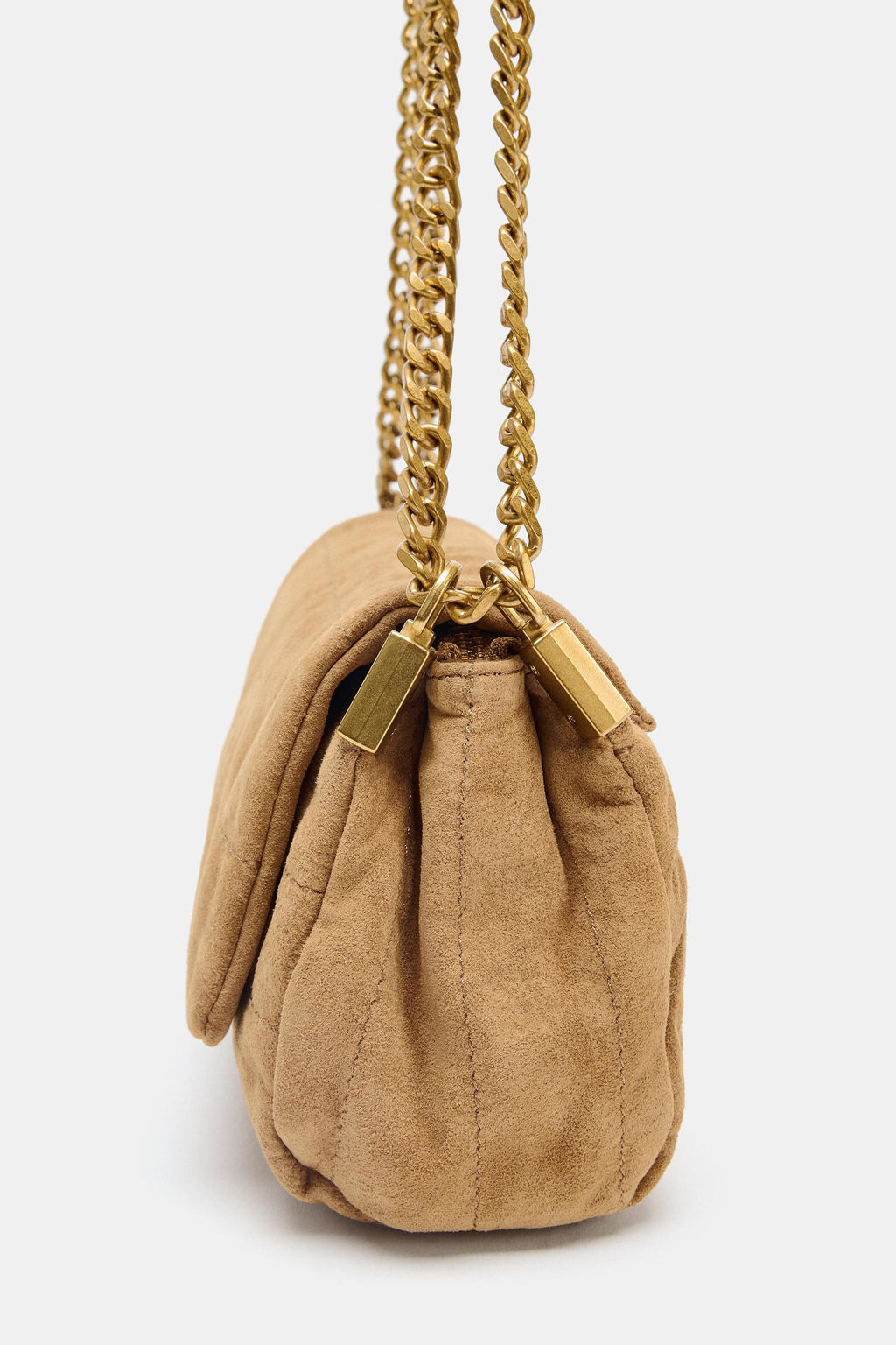 SPLIT SUEDE SHOULDER BAG - Zara фото 12
