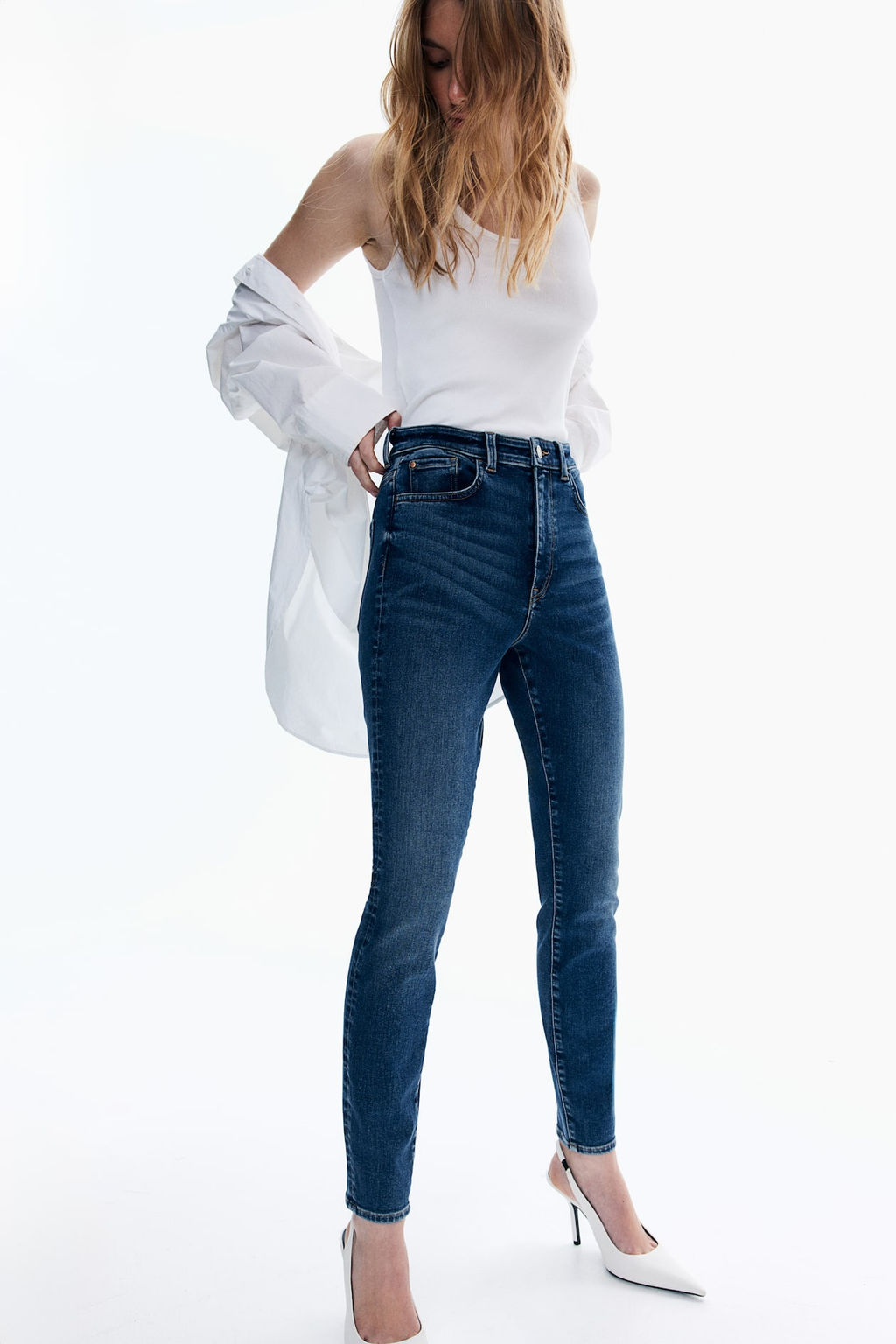 True To You Skinny Ultra High Ankle Jeans - H&m фото 3