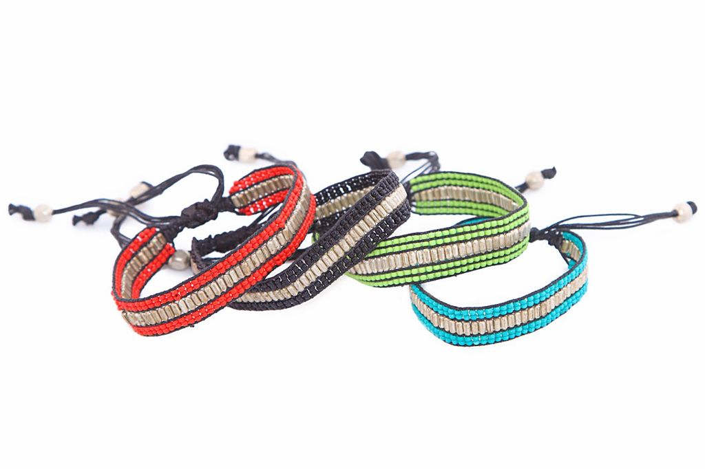 Украшение Браслет - фенечка (набор из 4) №225/14