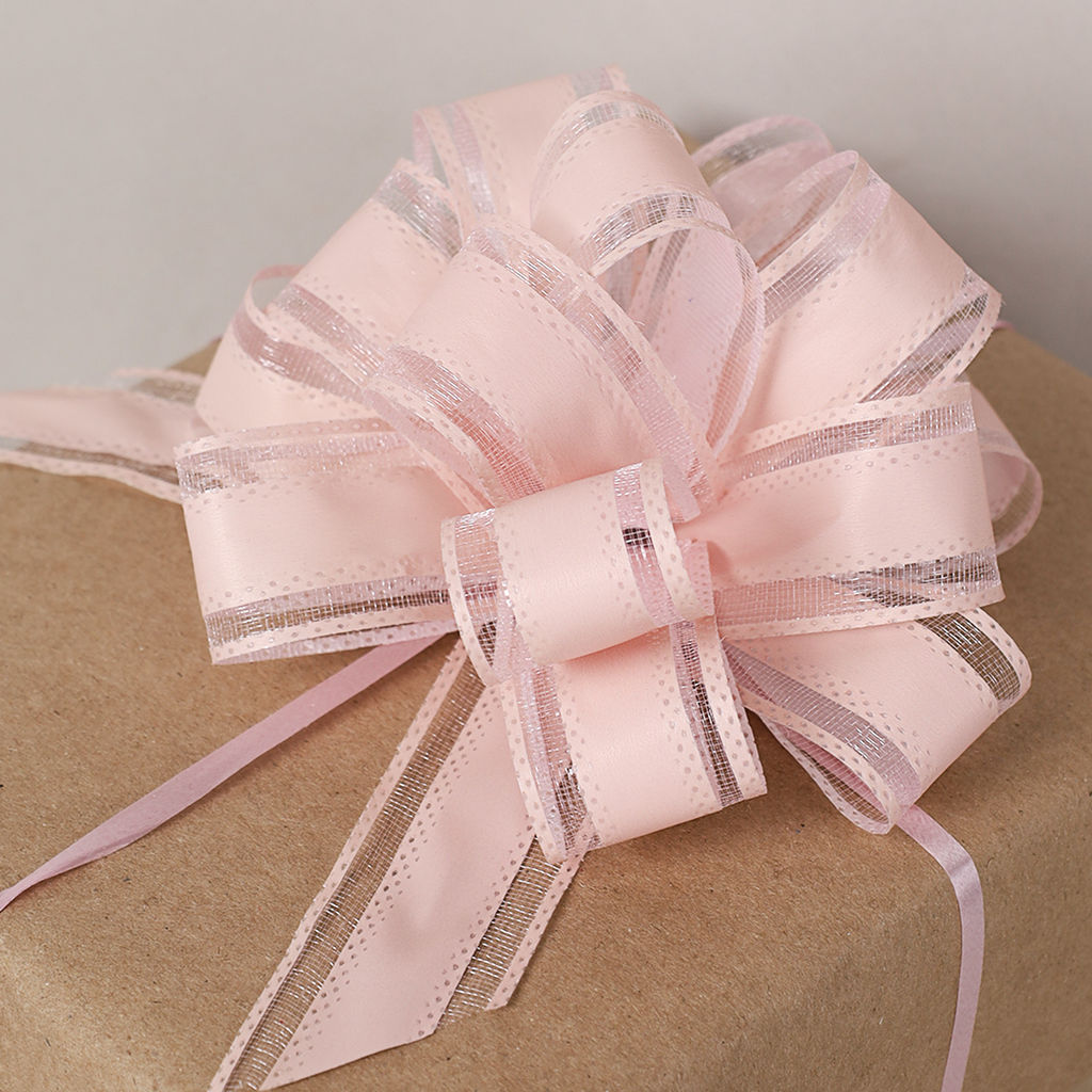 Бант подарочный ширина 10х15 см / DH-003 /уп 800/розовый