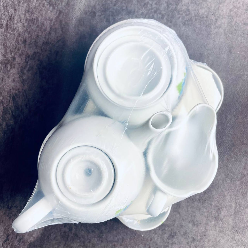 Набор чайный 15 пр Цветы (чайн+сах+мол+6ч/пар) СТМД - Полимербыт фото 3