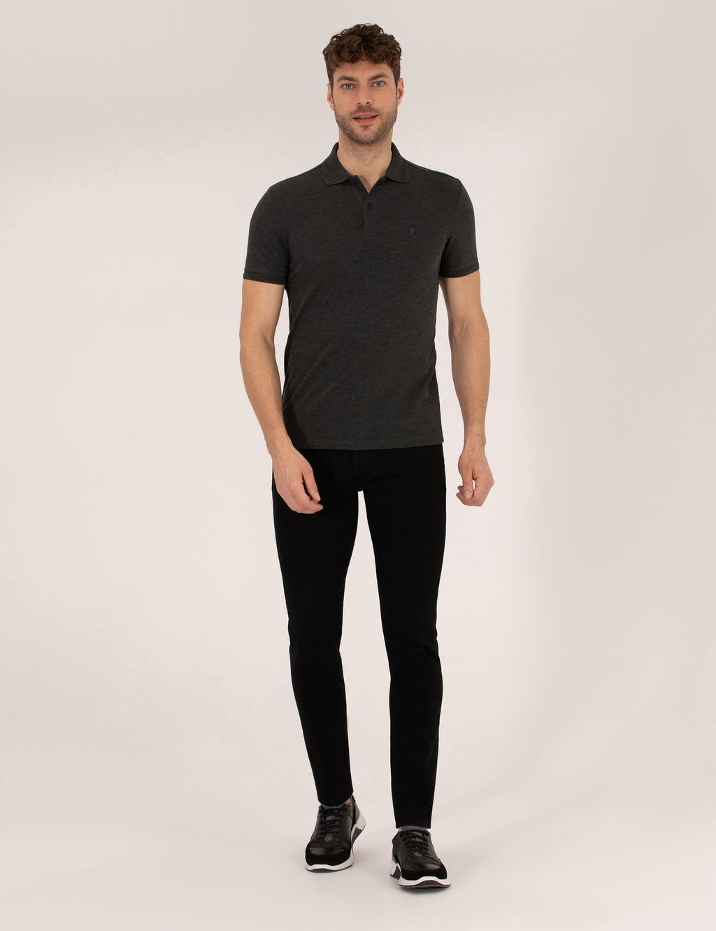Siyah Slim Fit Jean Pantolon