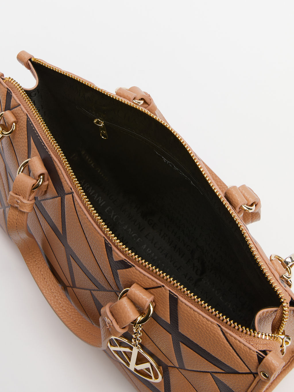 Женский тоут ARMANI EXCHANGE Артикул 4081537, темно-бежевый  фото 6