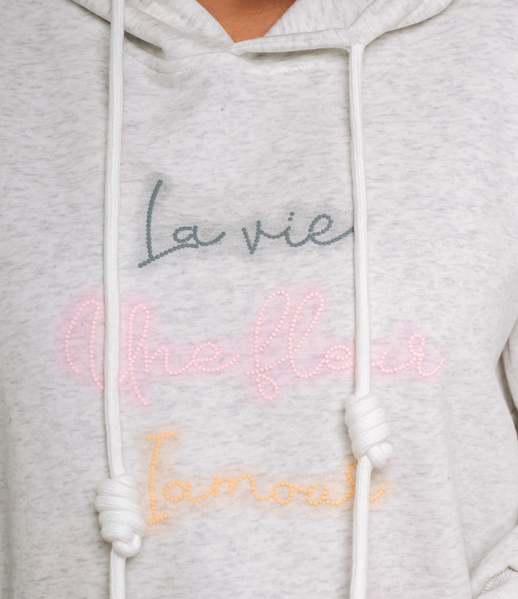 Худи #КТ3628 (1), светло-серый меланж - Dommod фото 5