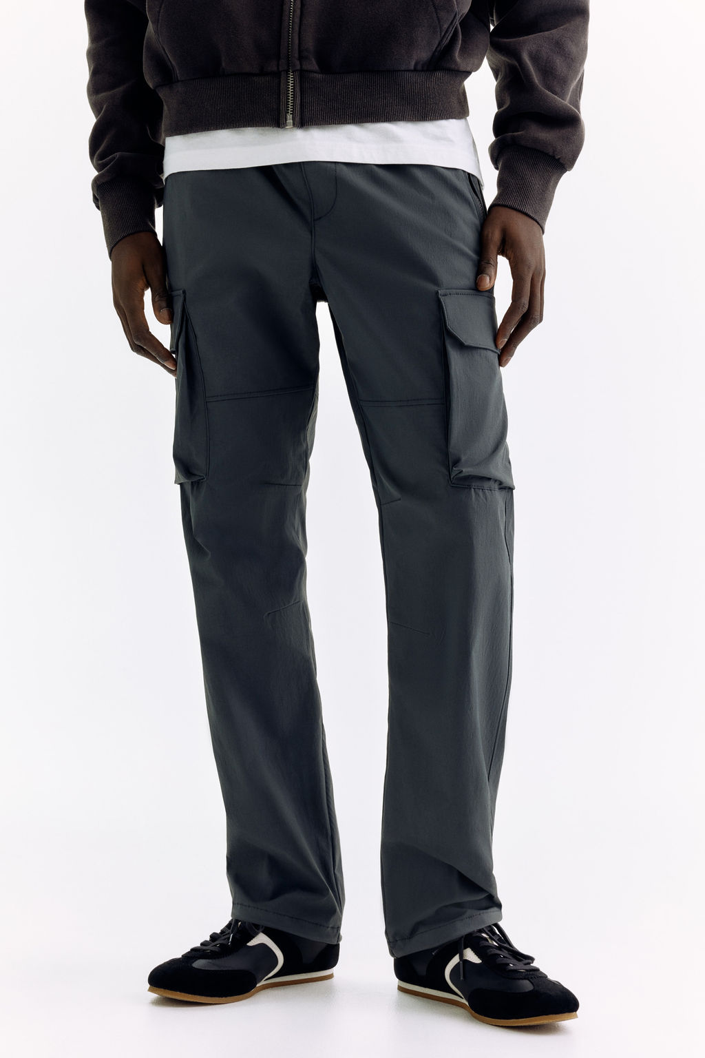 Pantal?n cargo de nailon Regular Fit - H&m фото 8
