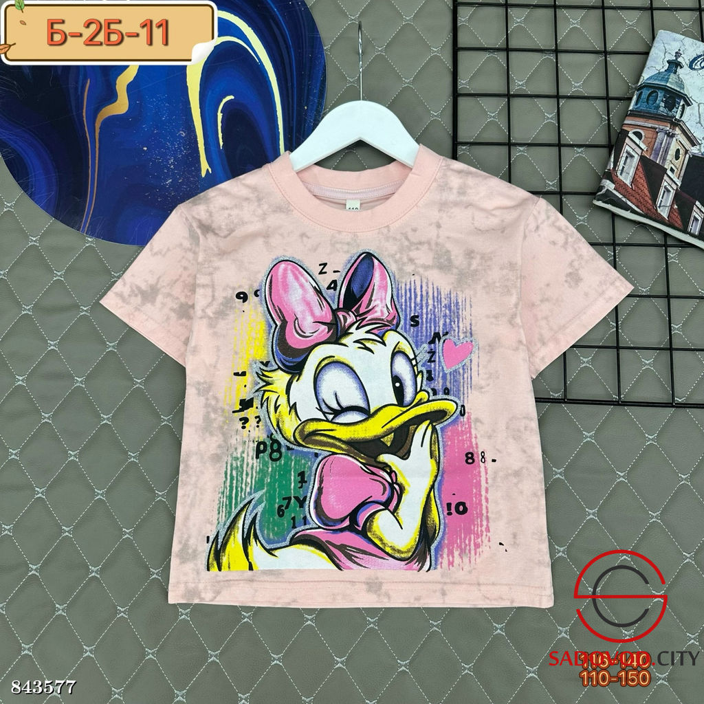 Футболка для девочки с рисунком